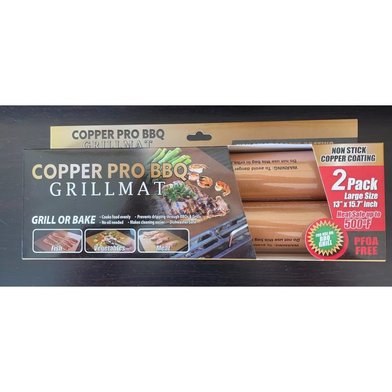 MENARDS 2PK LARGE 13x15.7'' COPPER OVEN LINERS NON STICK COOK