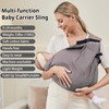 vrbabies Baby Sling Carrier Newborn, Adjustable Easy Wearing Baby Nursing