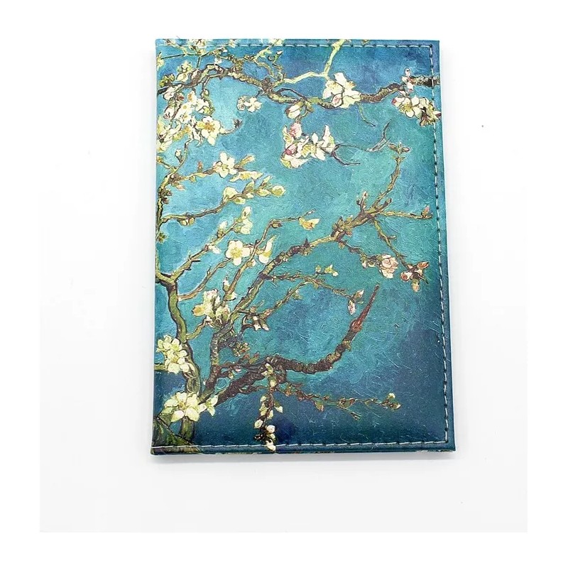 Vintage Funda Pasaporte Estampada Visa Id Porta Documentos