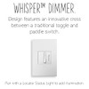 Legrand Adorne Whisper Tru-Universal Dimmer Switch, 700W (Incandescent, Halogen, MLV,