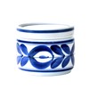 Nishiki Pottery Hasami Ware Stocker (Preserved Pottery) (Small) Majorica Pattern