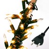 hellum 835014 50-Bulb Mini Fairy Lights, Indoor Power-Operated Transparent Warm