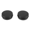 72Pcs 1Oz Black Aluminum Tin Jars Round Screw Lid Containers