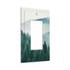 Forest Trees Mountain Single GFCI/Rocker Wall Plate Electrical Outlet 1