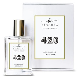 BIOCURA BC Perfume 420 Inspired by Cristalino For Women Replica Fragrance Dupes Eau de Parfum Spray Bottle 1.7 Fl Oz/50ml-X1
