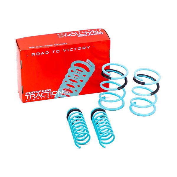 Godspeed LS-TS-MI-0005 Traction-S Performance Lowering Springs, Improve Overall Handling And