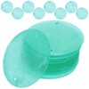 Cabilock Pack of 100 Decorative Shell Pieces DIY Shell Discs