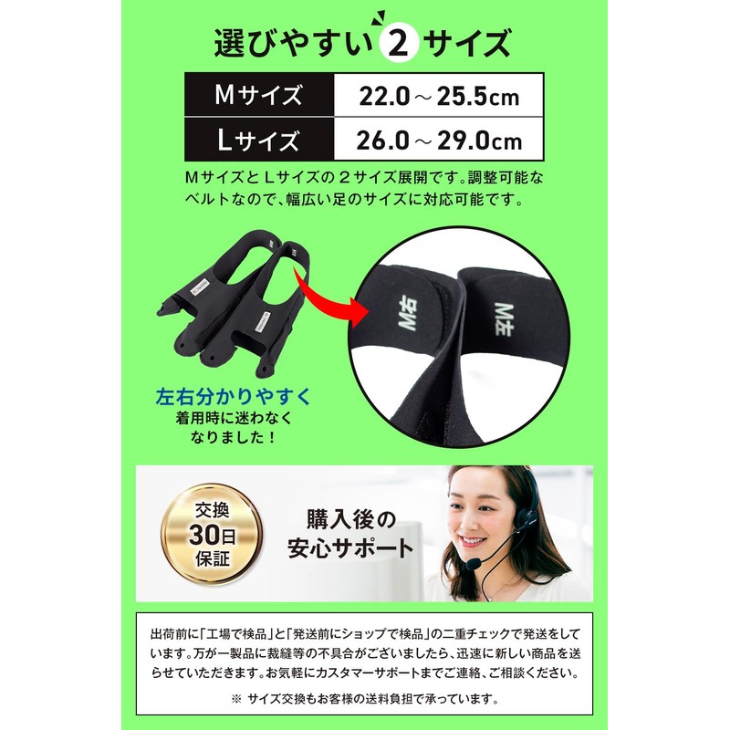 【足指ストレッチ & バランスサポート】apprecia 足指 広げる グッズ 軽量 薄型 靴の中でも履ける 男女兼用