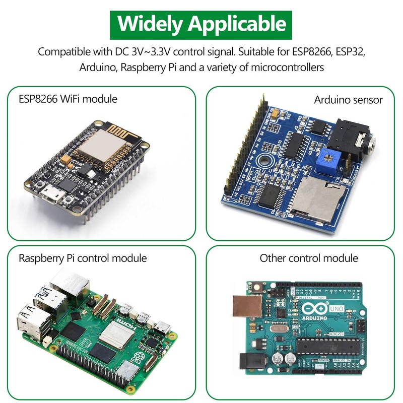 Hoembpn 5 Pcs 3V Relay Module Power Switching Board 1