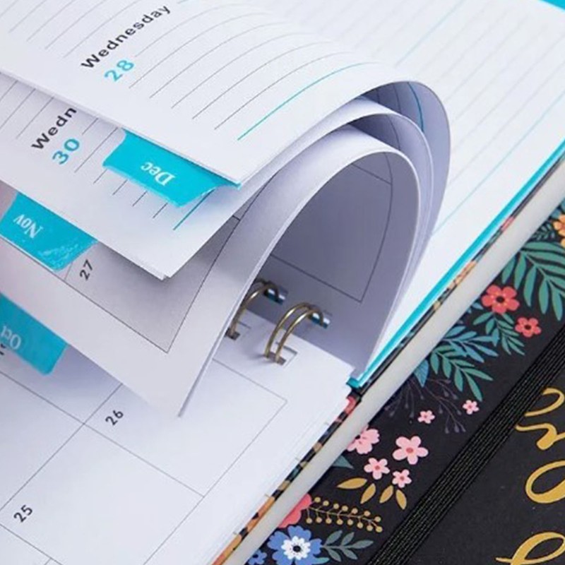 Goal Planner A5 Exquisite Design Premium Paper Spiral Notebook Schedule