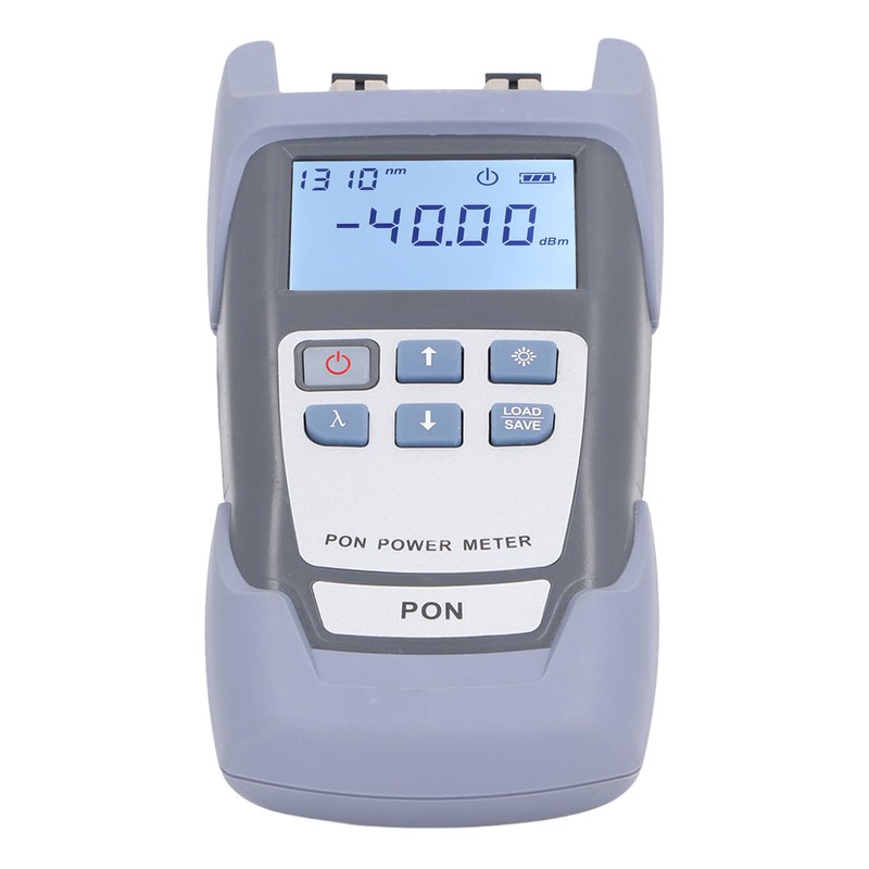 PON Optical Power Meter Fiber Port Checker Red Light Test