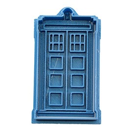 Cuticuter Doctor Who Tardis Cookie Cutter, Blue, 8 x 7 x 1.5 cm