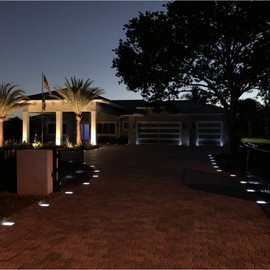 Cold White 6x9 Solar Paver Lights, Decor Pavement, DIY, +24h Lights on, Rechargeable Battery, Strength Polymer, vehicular Traffic and Water Resistent, Perfect for Sidewalk, Driveway, Pool Deck&More