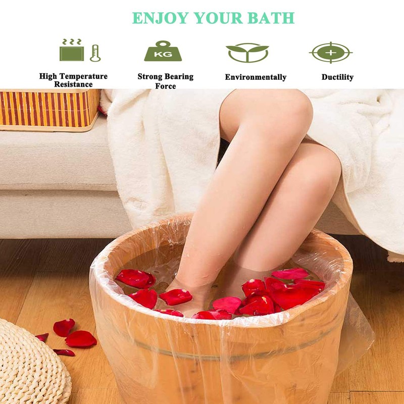 100 pcs Foot Basin Liners for Ionic Detox Foot Tub,