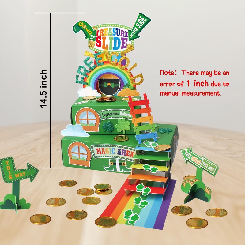 Wninbu Leprechaun Trap Kit for Kids,St. Patrick's Day Decorations DIY