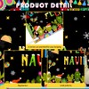 MEHOFOND Feliz Navidad Backdrop Banner, Mexican Merry Christmas Party Supplies,