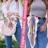Silk Feeling Head Hair Scarf for Women Like Satin Neck