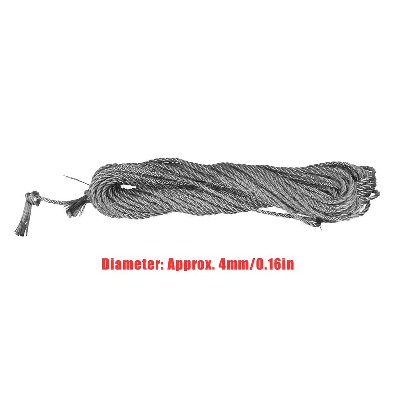 Carbon Fiber Graphite Rope Lightweight Conductive High Temperature Resistance Graphite