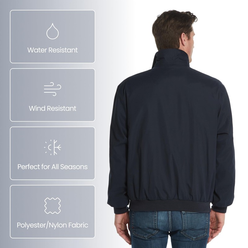 Weatherproof Original Mens Golf Jacket (Mens Windbreaker) Classic Mens Light