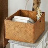 Seagrass Storage Basket Woven Storage Box with Lids Makeup Organizer