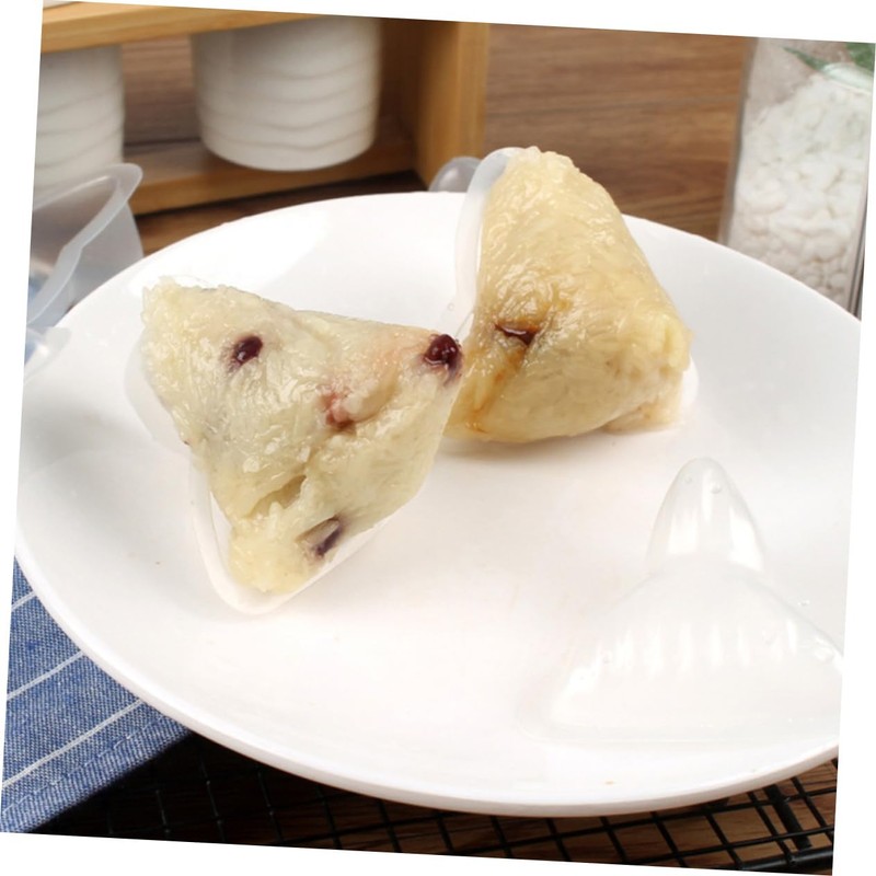 Mikinona Chinese Rice-Pudding Maker Triangle Rice Dumpling Molds Set 12