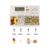 Tabtime 4 Daily Pill Box with Timer and 4 Alarms