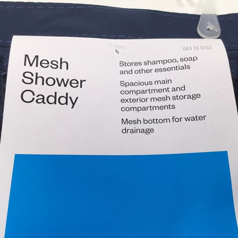 Room Essentials Shower Caddy Mesh Tote Bag Dorm College Spacious