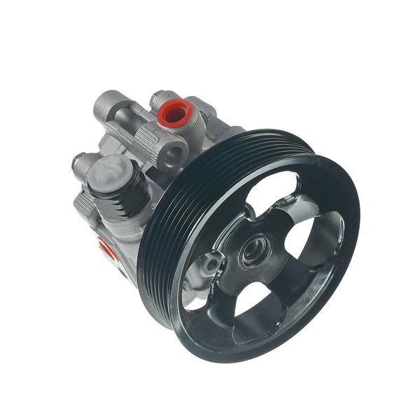 HbasdLH 1pc Power Steering Pump Center Side Aluminum Without Reservoir