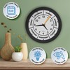 DayClocks Time & Day of The Week Wall Clock with