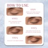 9-Color Shimmer Eyeshadow Palette – White & Pink Glitter Shades,