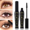 Máscara De Pestañas Fariha Unique Lashes, Negra, Resistente Al Agua,