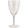Lillian Tablesettings Hard Plastic 1-Piece Wine Glasses, 6-Ounce Capacity, Clear