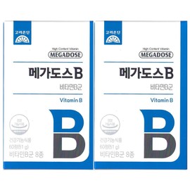 Goryeo Eundan Korea Eundan Megadose B Vitamin B Complex 850mg x 60 tablets (2) / Circle / 고려은단 메가도스B 비타민B군 850mg x 60정 2개 / 써클