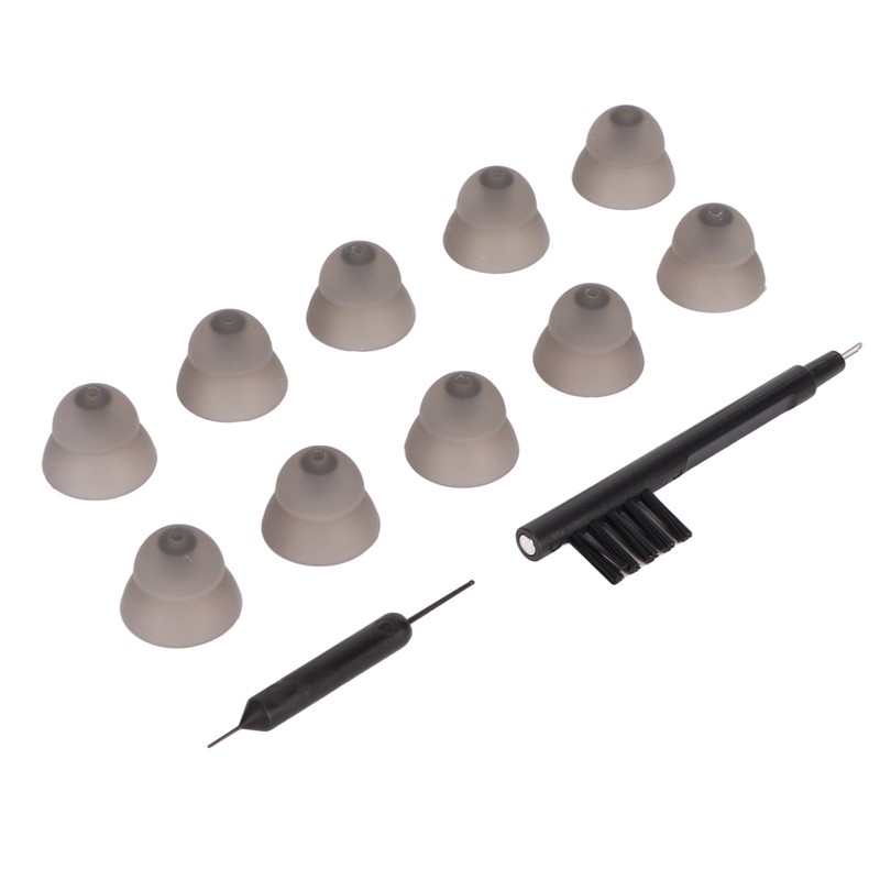 10pcs Sound Aid Replacement Domes Double Layers Sound Amplifier Earbud