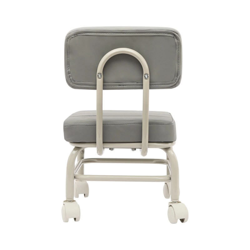 Low Rolling Stool, Roller Seat with Universal Swivel Caster Wheels