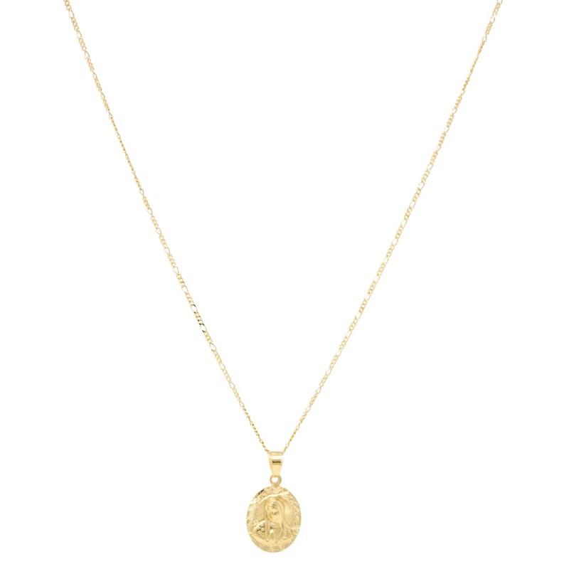 Collar con medalla de la Virgen de Guadalupe Chapa de