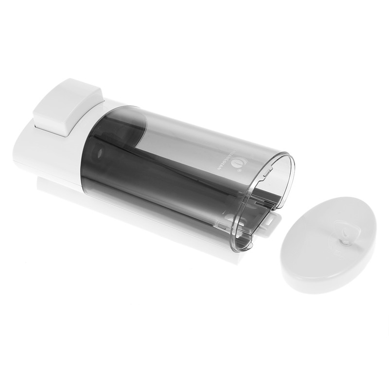 CHUANGDIAN Wall-mounted Single Bottle Manual Soap Dispenser Shampoo Box Rest