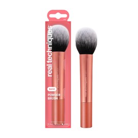 REAL TECHNIQUES, Ultra Plush Powder Makeup Brush, Brocha para Maquillaje en Polvo, Ideal para Matificar y Sellar