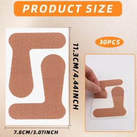 30PCS Precut Thumb Support Tape for Arthritis, Self-Adhesive Thumb Protecting Straps for Toe Patches, Finger Bandages, Pre-Cut Finger Athlete Tape for Weightlifting