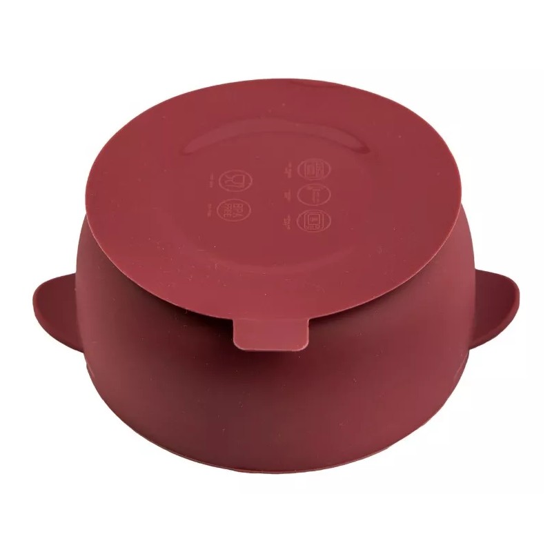 Papu Baby Bowl/tazón Grande Papubaby Con Tapa Y Cuchara De