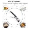 ABOOFAN 2pcs Non-Slip Dish Tongs Hot Tray Grabber Anti- Scald