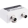 Schwaiger ASV45532 2x TV Broadband Mounting Distributor White