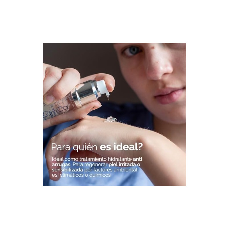 KARECO Healgel Restorative. Gel hidratante facial dermatológico con Niacinamida +