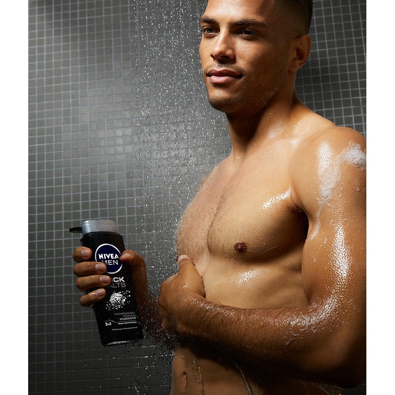 NIVEA MEN Rock Salts Cleansing Shower Gel for Men 250ml