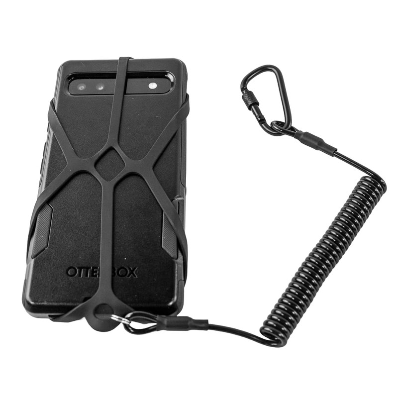 YakAttack Universal Smartphone Harness with Tether | Flexible Silicone Grip