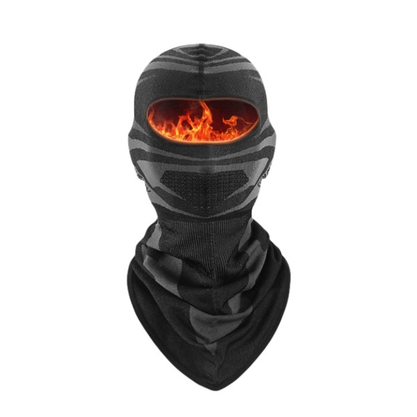 Zsling Ski Mask, Balaclava Winter Full Face Mask for Men and Women Cold Weather Gear -Skiing, Snowboarding, Motorcycle Riding Black