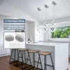 CANEOE Spiral Led Pendant Light Fixture,15W Cold White Light Modern