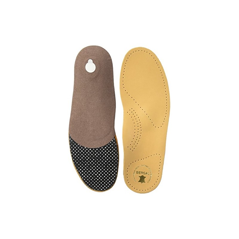 Bergal Ortho Comfort Women's Insoles Footbed with Genuine Leather Size
