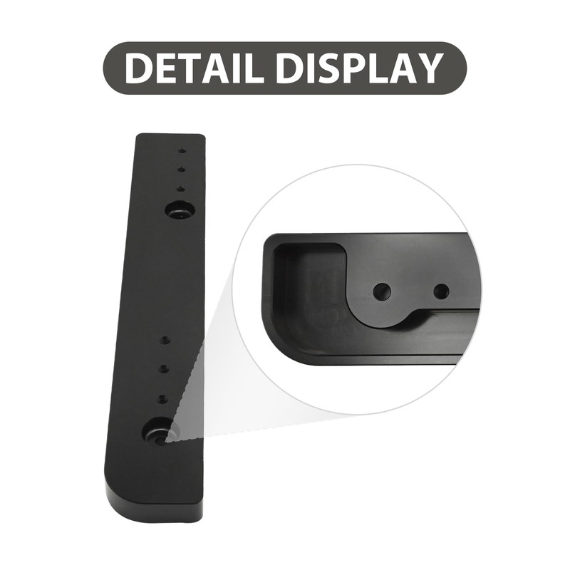 UOIENRT 2Pcs Adjustable 1"-3" Relocator Kit Mount Extend Plate Trunk