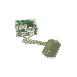 Bristol Novelty BA028 Dog Tag Necklace, Mens, One Size